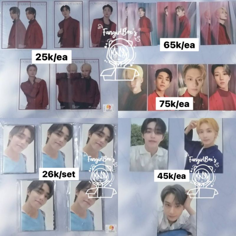 READYSTOCK SEVENTEEN - POWER OF LOVE INSTANT PHOTOSET, MINI LUGGAGE BAG, FLEECE ANORAK & TSHIRT CARA