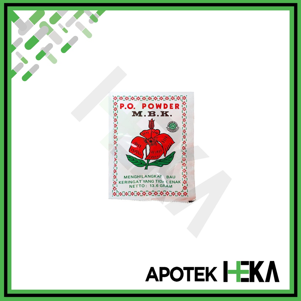 Powder MBK Bedak MBK Putih 1 Sachet - Bedak Bau Badan (SEMARANG)