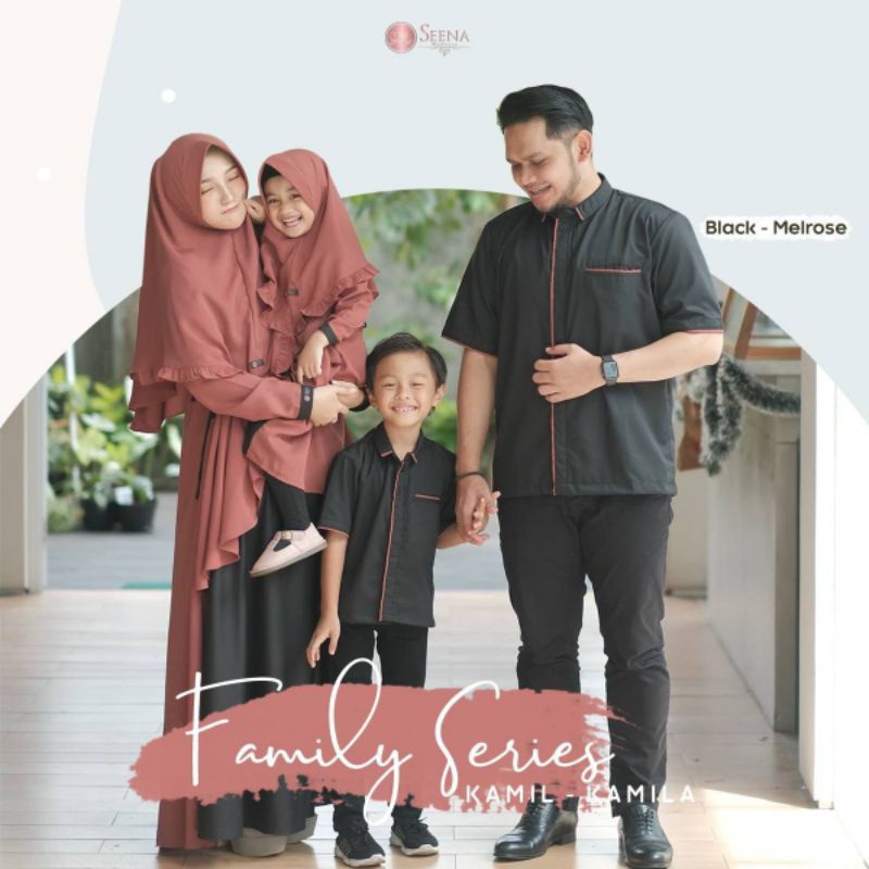 FAMILY SERIES KAMIL-KAMILA by seena/ gamis couple/gamis set khimar/couple family/gamis kids/koko