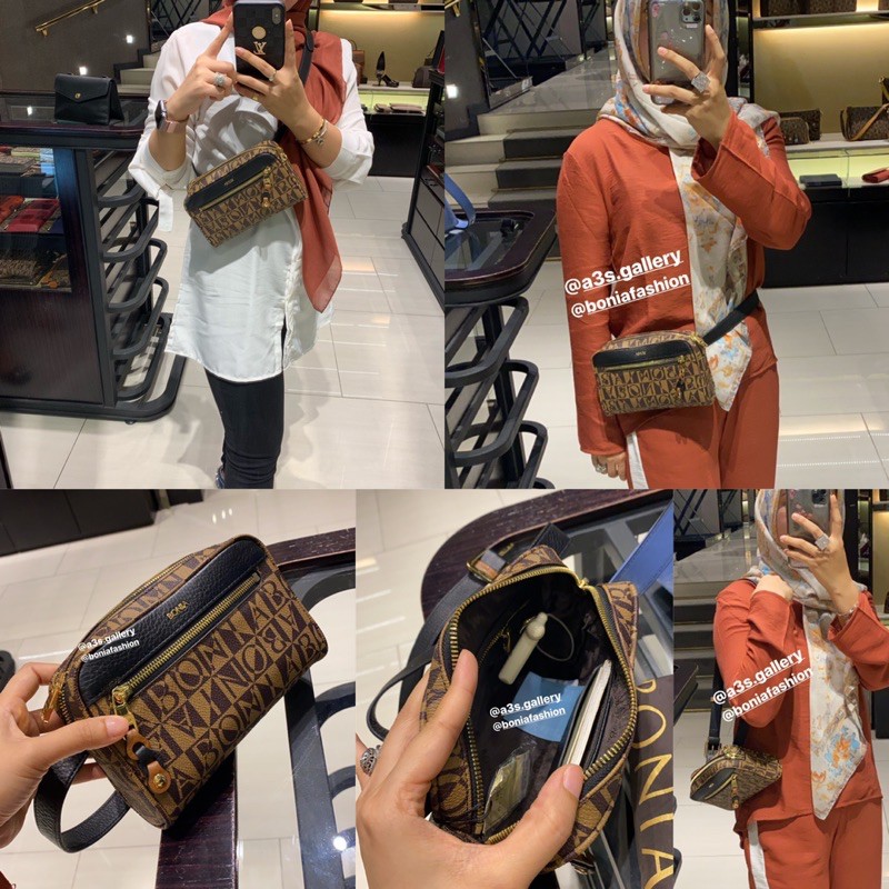 Bonia Monogram waistbag