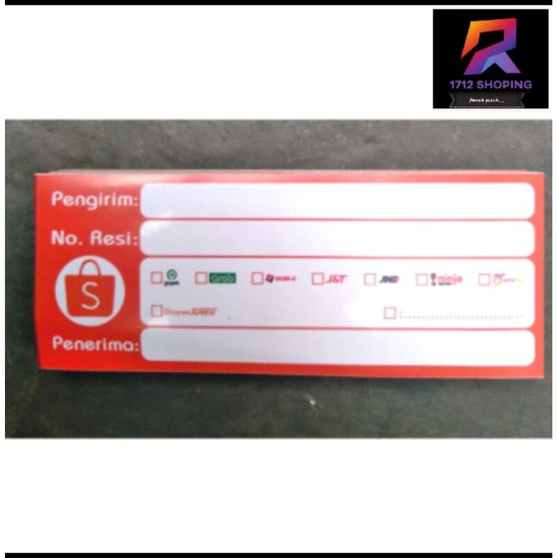 

STICKER LABEL KHUSUS SHOPEE