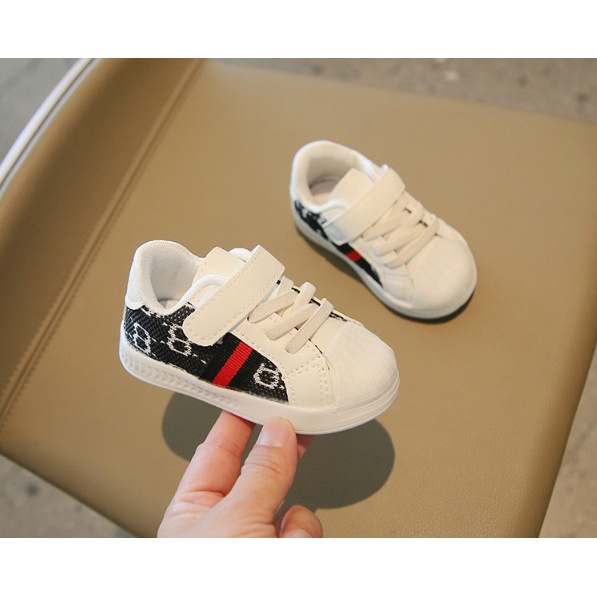 Sepatu anak dan bayi SNEAKER import premium motif ala 8 guccI