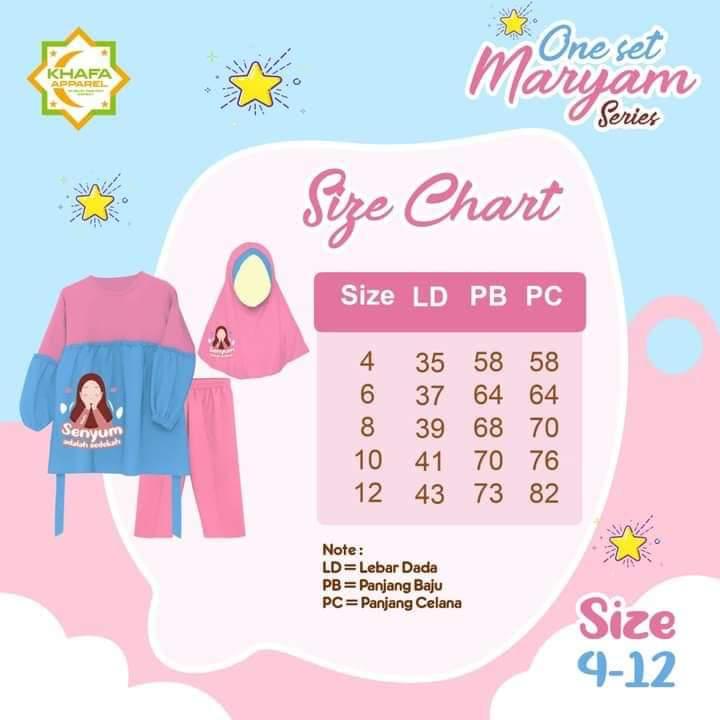 Setelan Muslim Anak Perempuan - One Set Anak Lucu - Baju Anak Gemas -  Gamis Anak -  Setelan Gamis Panjang -  Setelan Anak Murah - Joyashuz