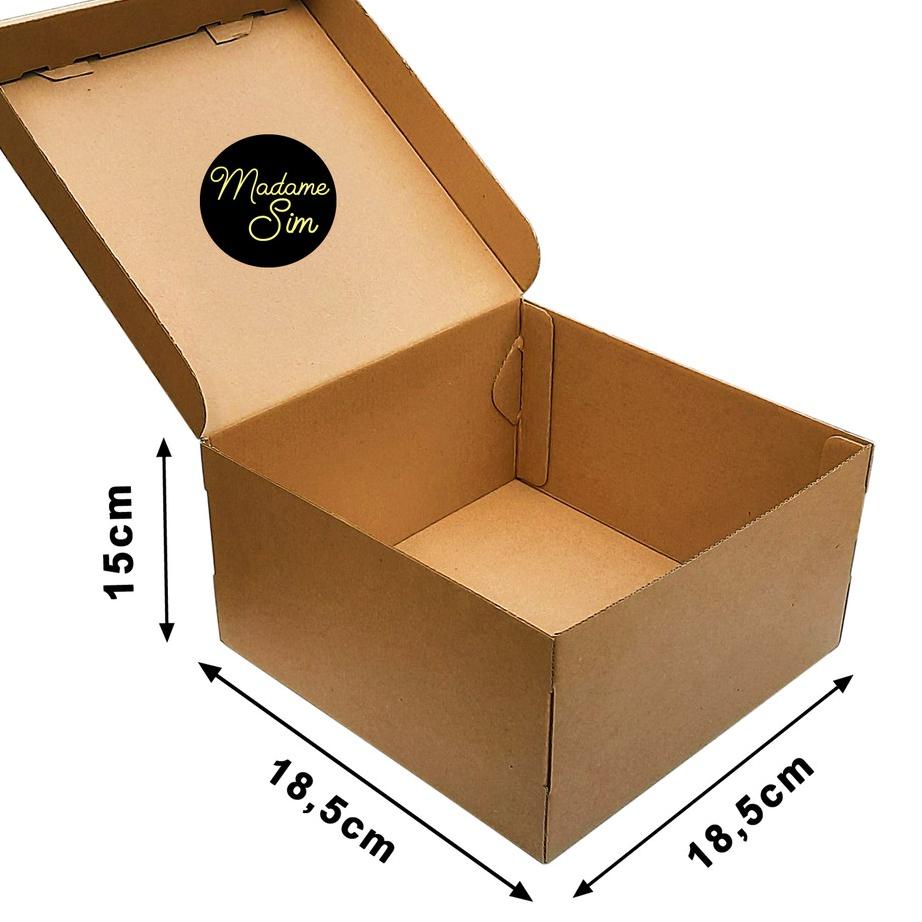 

Trendy KOTAK KUE - CAKE BOX - DUS BOLU 18 x 18 x 15 CM ISI 10 PCS