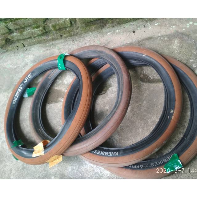 Ban affix khebikes warna coklat