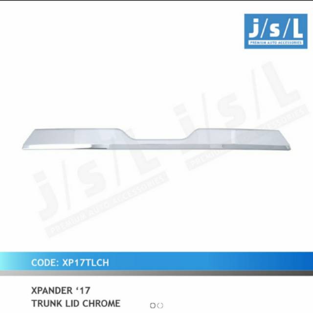 List bagasi/ trunk lid belakang mobil Xpander chrome jsl