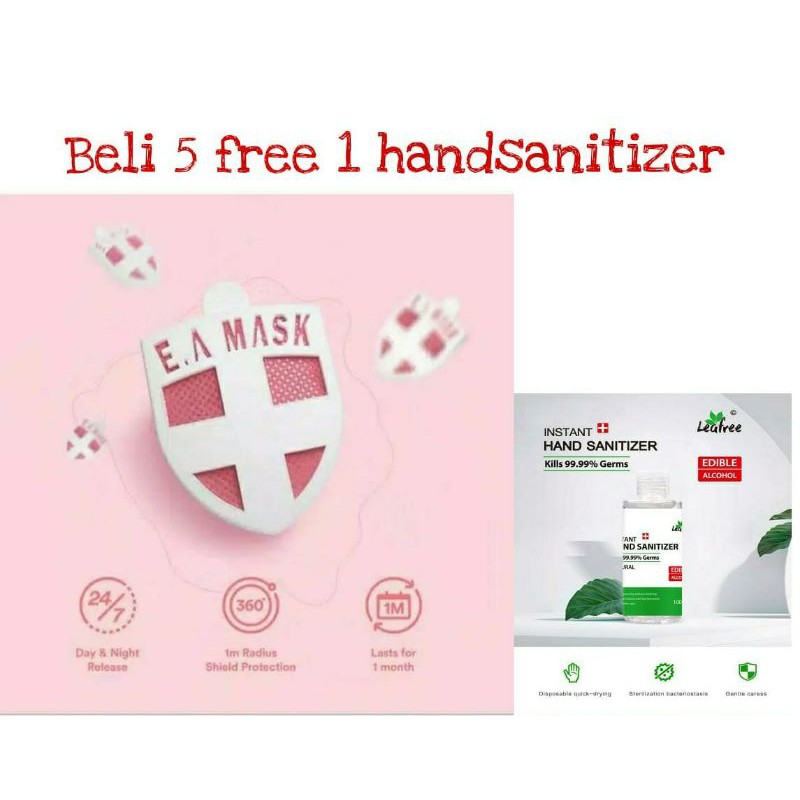 BELI 5 FREE 1 HANDSANITIZER - EA MASK ORIGINAL 100% JAPAN - EA MASK ORIGINAL ANTIVIRUS