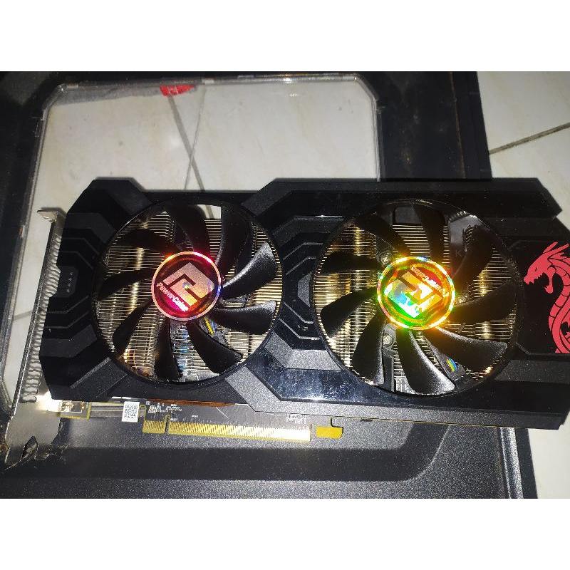 VGA Power Color Red Dragon RX 570 4gb ddr5