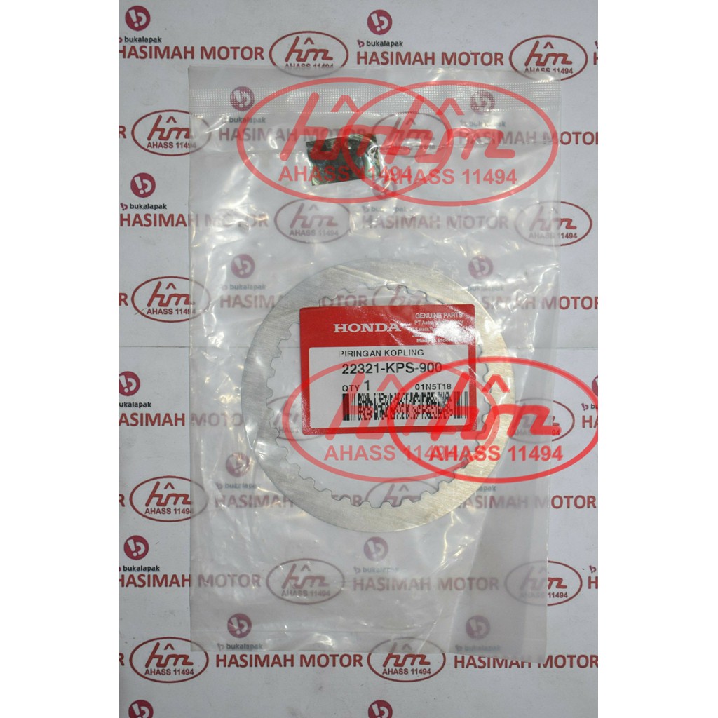 PLAT KOPLING (PLATE CLUTCH) HONDA BLADE 125 FI - KODE PART: 22321KPS900