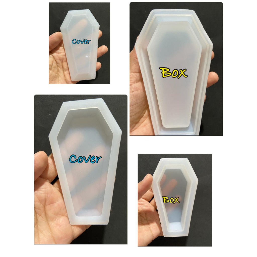 cetakan resin mold silicone coffin mold peti mati pemakaman cofin