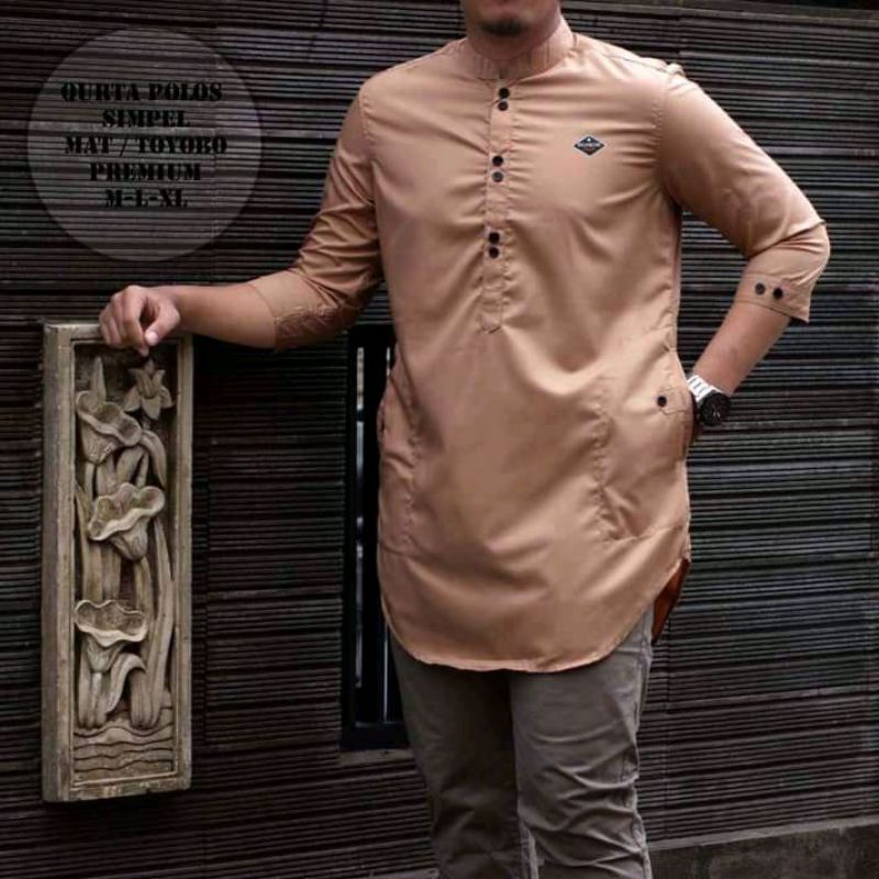 TERBARU Baju Koko Kurta Pakistan Lengan 3/4 Premium By Atharaya