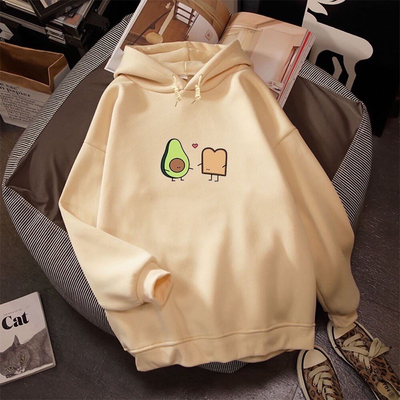 HOODIE AVOCADO TOAST (DIGITAL PRINTING) SIZE M - XXXL