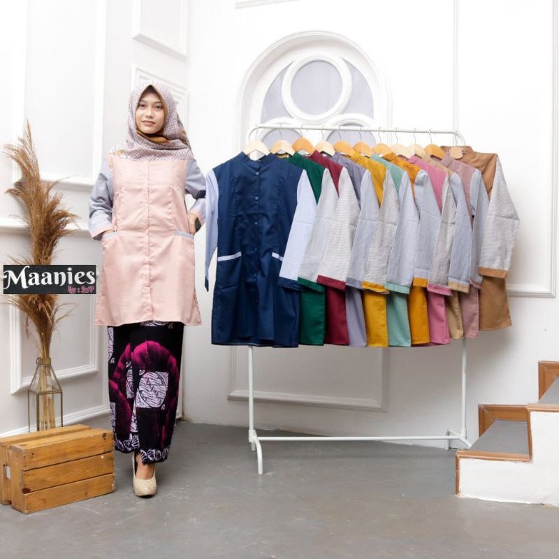 Setelan santri putri // Set santri kekinian // Setelan santri putri