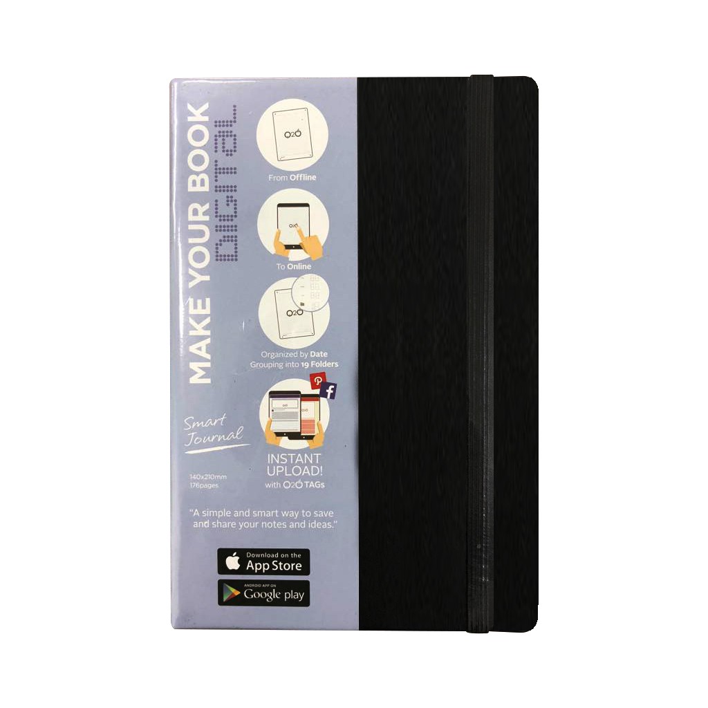 

O2O Journal / Jurnal / Buku Catatan NBAEF-HC001 Hard Cover 172 Pages - 80gsm - Black