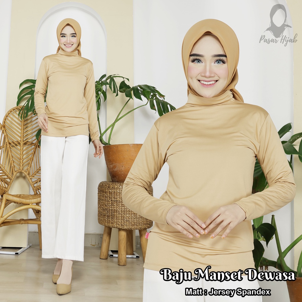 Baju Manset Dewasa Jersey Spandek , Atasan Dalaman , Baju Olahraga Termurah Pasar Hija'b