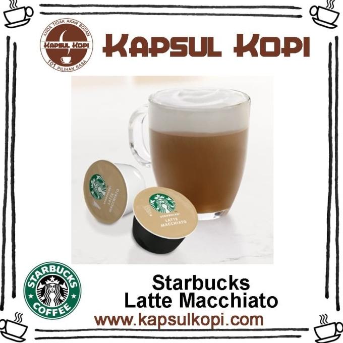 

Starbucks Latte Macchiato Kapsul Kopi Nescafe Dolce Gusto Import