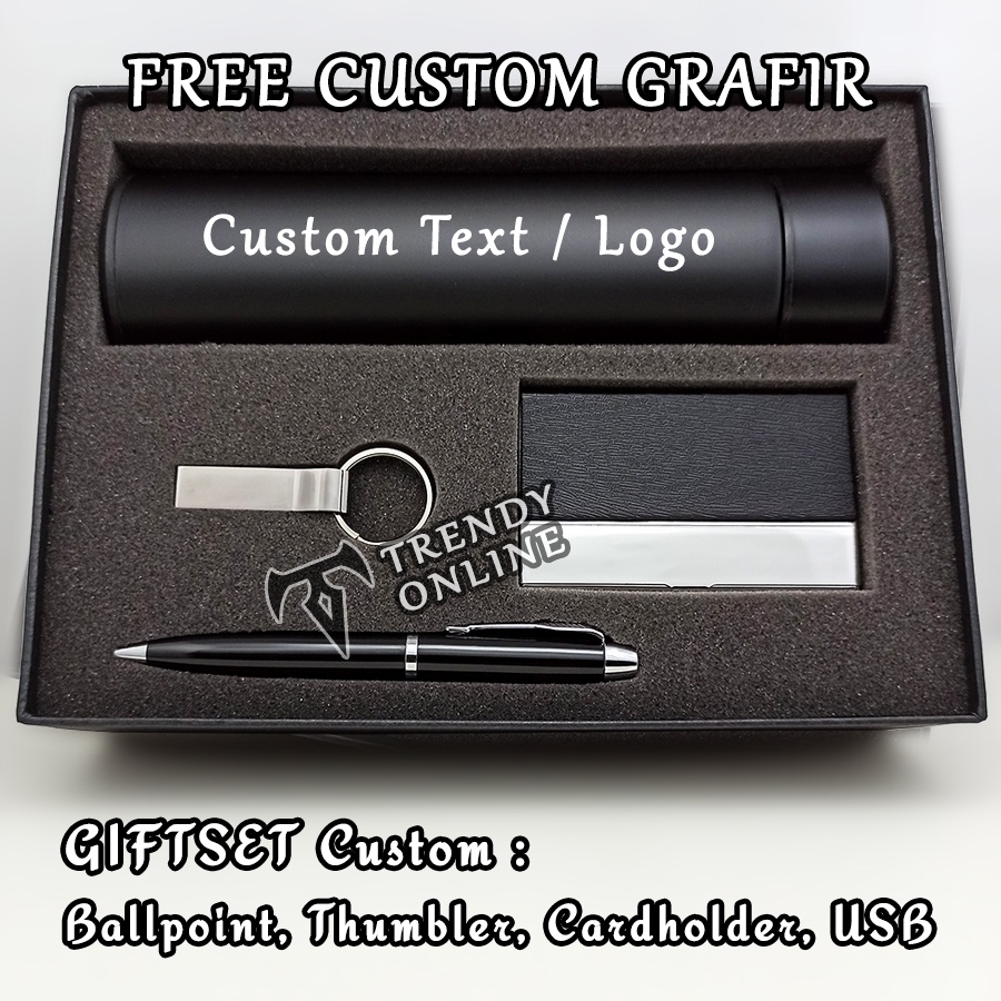 

Gift set, Hampers, Souvenir Ballpoint, set hadiah Thumbler Pulpen, Giftset Exclusif