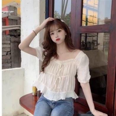 Blouse wanita import hongkong beatriex vintage blouse