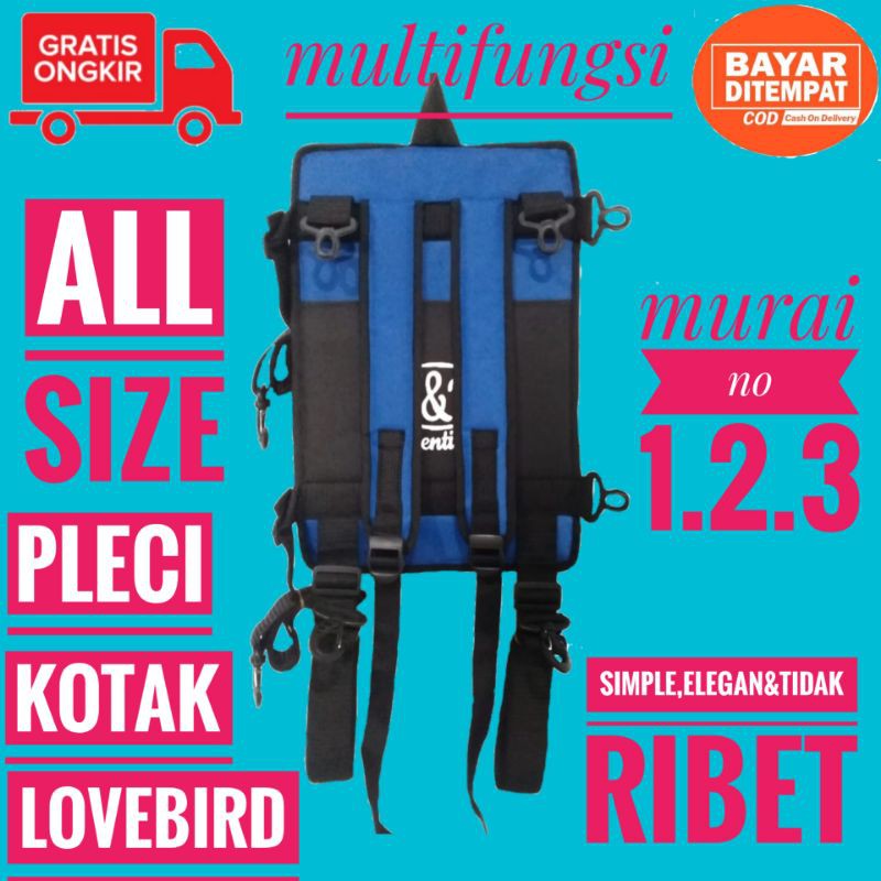 TAS BURUNG MURAI/TAS SANGKAR BURUNG/LOVEBIRD/PLECI