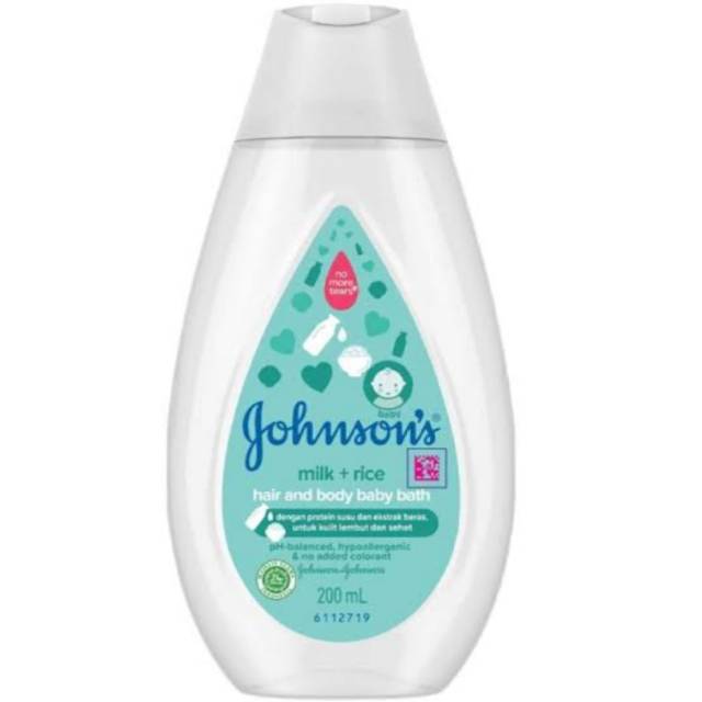 Johnsons Hair &amp; Body milk rice 200ml