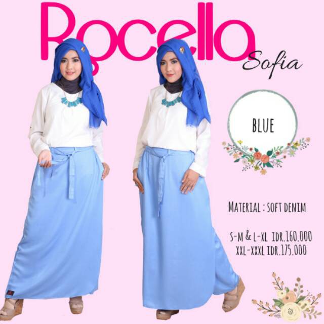 Rok Celana Soft Denim Rocella Sofia
