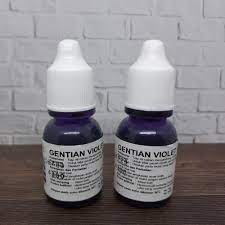 GENTIAN VIOLET SOLUTION 1% 10 ML Untuk bibir pecah-pecah dan sariawan