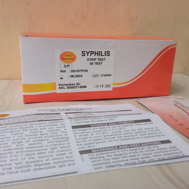 Jual Tes Sifilis - Syphilis Strip isi 50 test/box | Shopee Indonesia