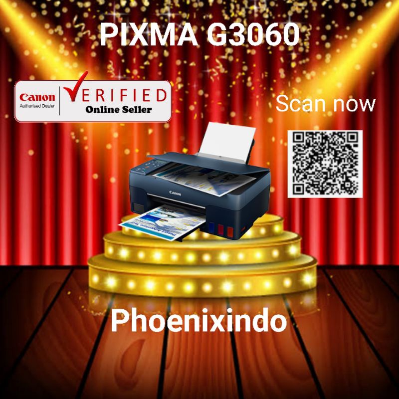 Printer Canon PIXMA G3060 G 3060 (Print, Scan, Copy, Wireless)