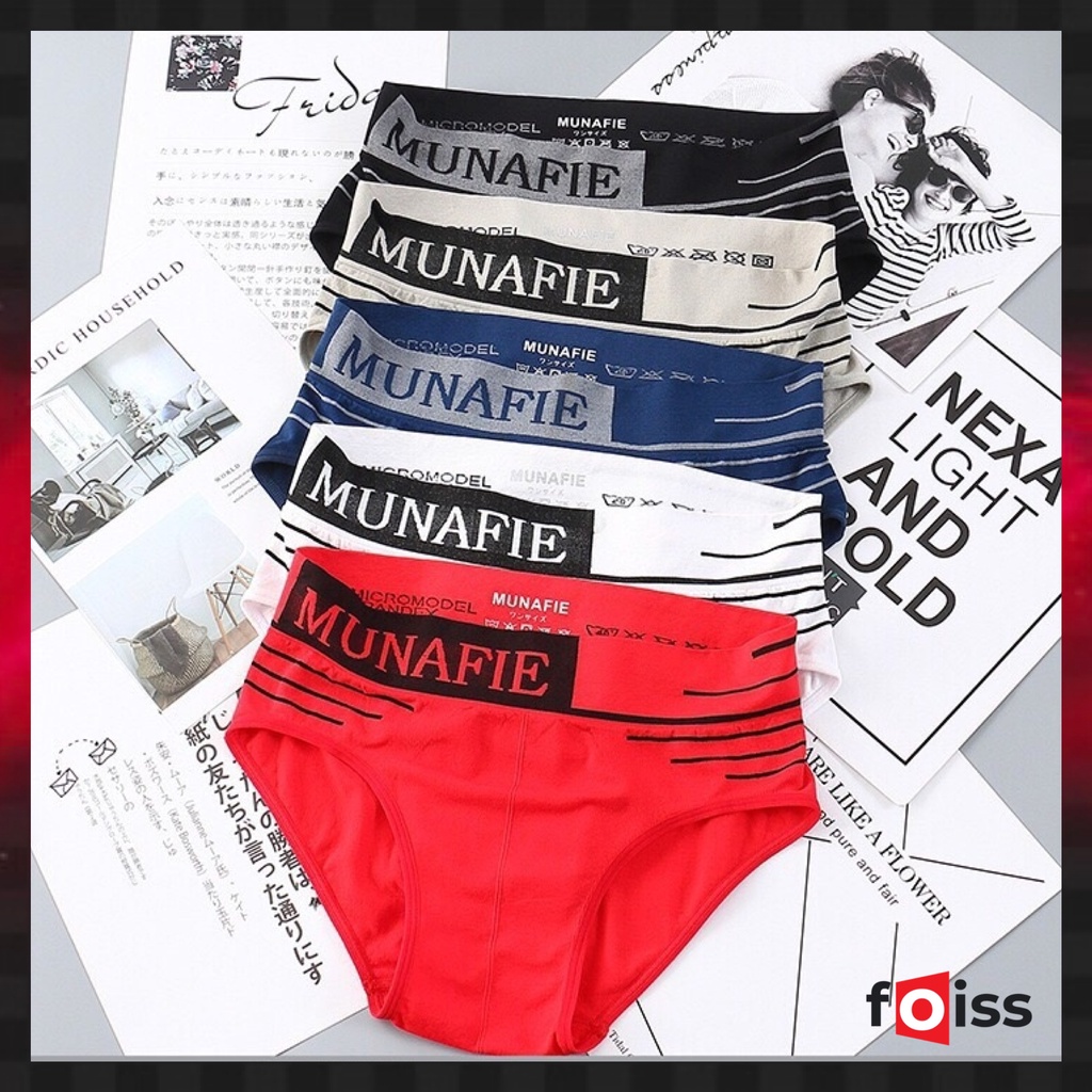 ✅𝐅𝐎𝐈𝐒𝐒® Celana Dalam Pria Pakaian Cowok  Bentuk Segitiga Underwear Man 1153