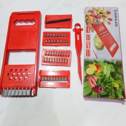 Parutan Serbaguna 5in1 Parutan sayur Multifungsi Alat parut sayur buah slicer peeler