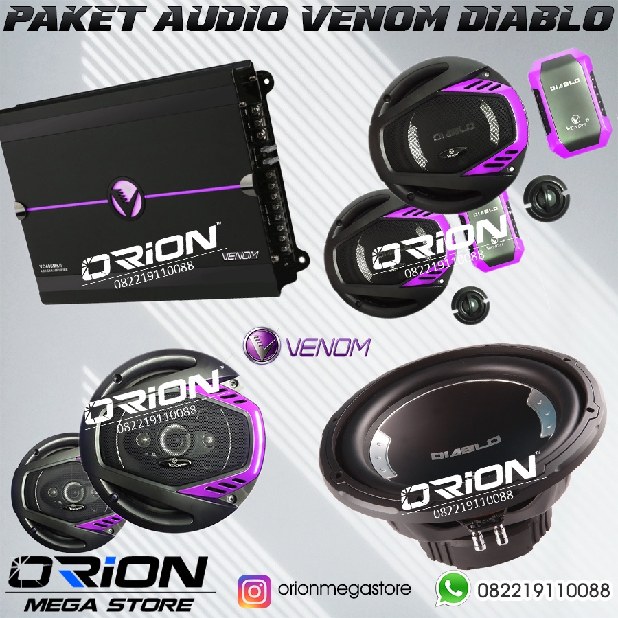 Paket Audio Venom Diablo Paket Venom Audio