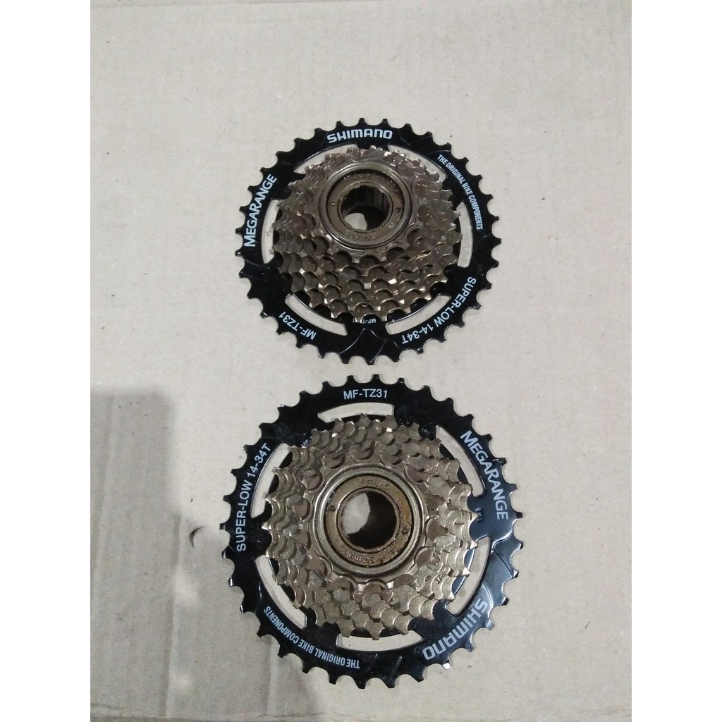 Megarange Gear Sprocket Freewheel SHIMANO 7 speed MF-TZ31
