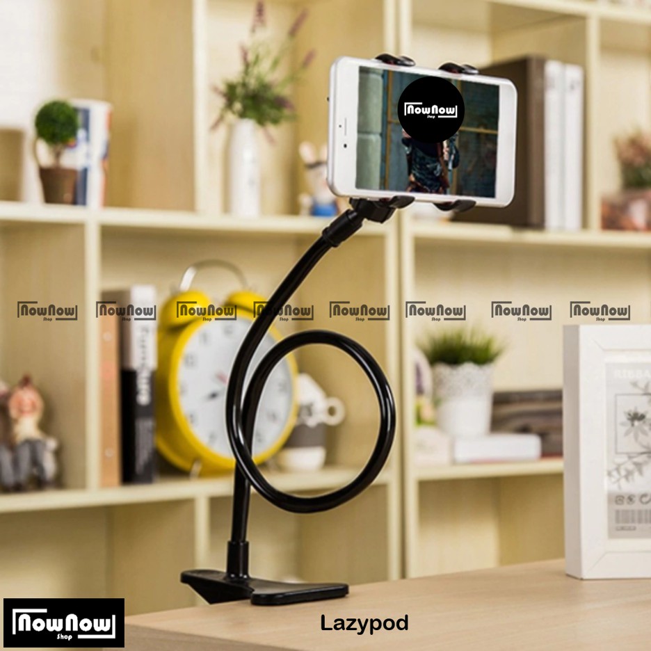 Lazypod Lazy Pod HP Holder Penyangga Jepitan Narsis Flexible Tongsis Monopod