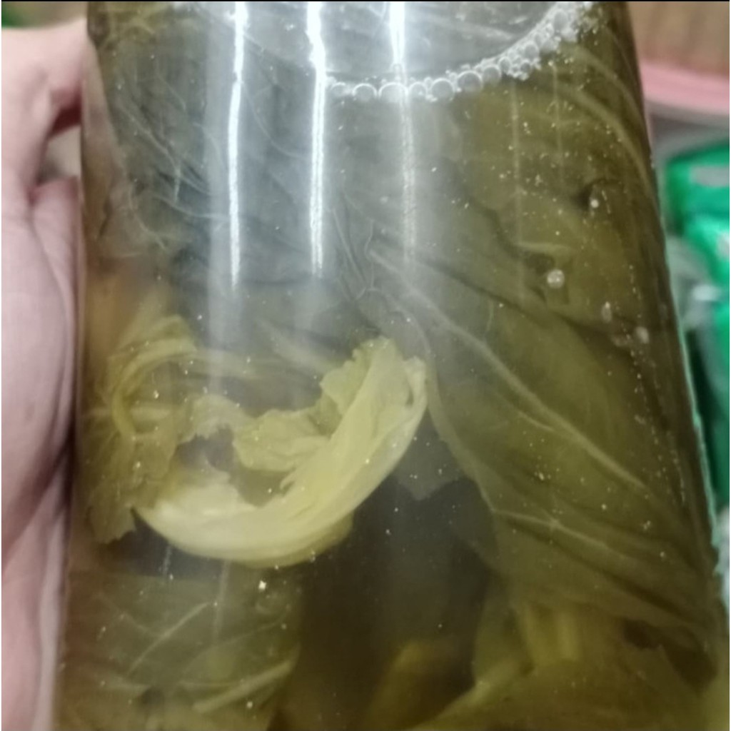

Sayur asin kemasan bungkusan (plastik)