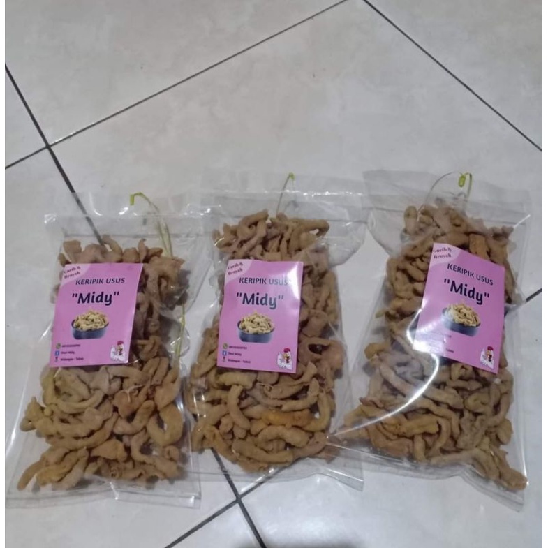 

KRIPIK USUS RENYAH GURIH Berat 1/2 Kg