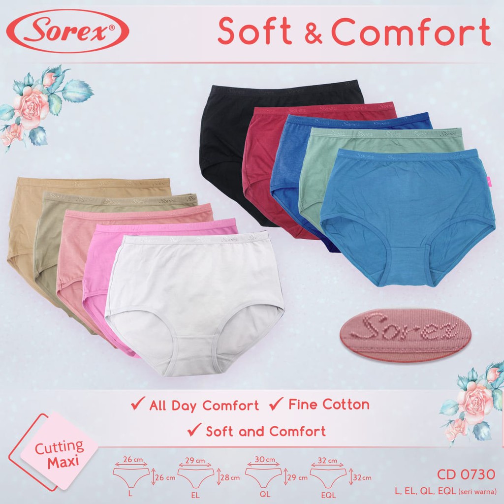 SOREX - CD 0730 ORIGINAL SOREX - CD MAXI - CELANA DALAM WANITA