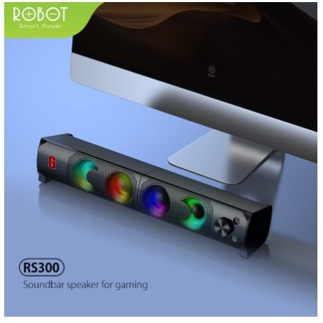 ROBOT RS300 E-Sports Gaming Soundbar Speaker With RBG Lightning Effect