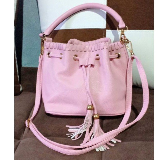 Tas Monza atau Preloved Serut kulit jeruk multifungsi