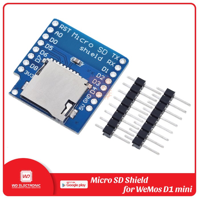 MICROSD MICRO SD SHIELD FOR WEMOS D1 MINI