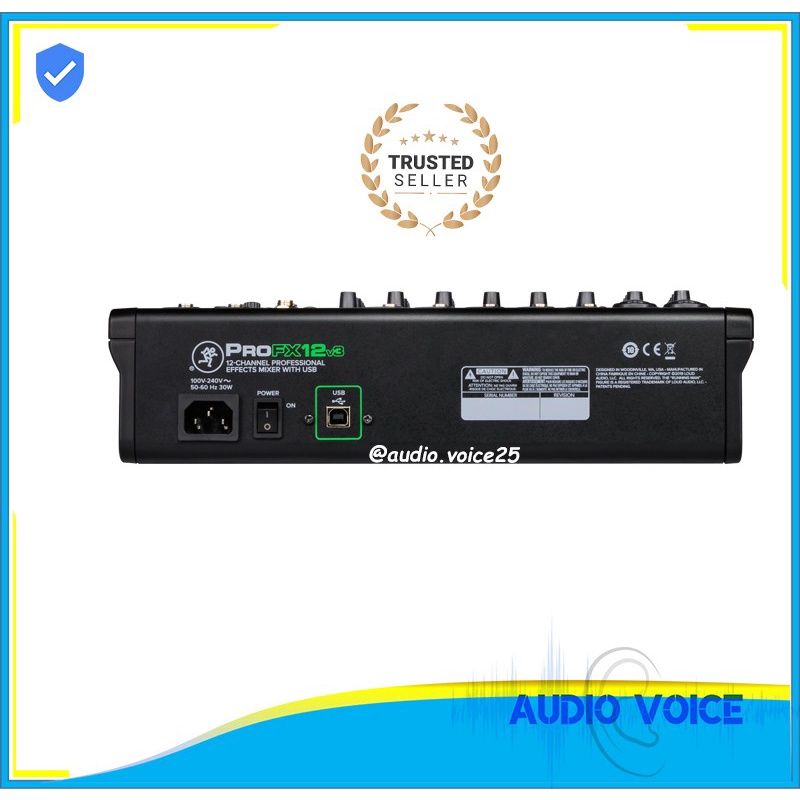 Mixer Mackie PRO FX12 v3/PROFX12 v3/PROFX12v3 Original