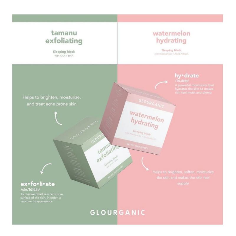 Glourganic - sleeping mask