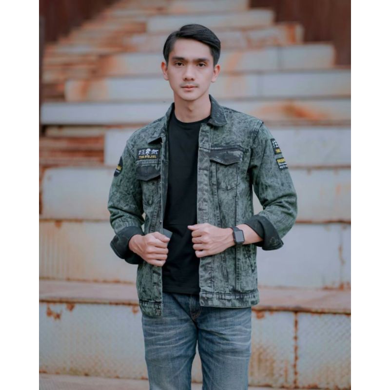 jaket jeans bojiel pria