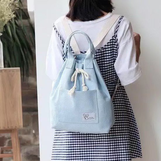 Twenty Bag - Tas Ransel Sekolah Anak Wanita Dan Pria Untuk Anak PAUD TK SD SMP Terbaru 2021 Kekinian Motif Carakter SERUT ELLISH Korean Sytle Bahan Canvas