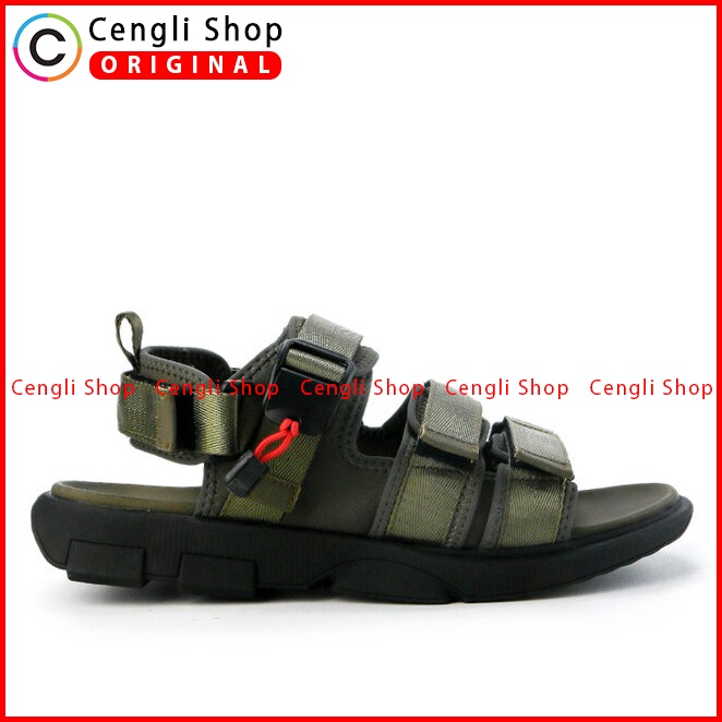 SANDAL SLINGBACK OBERMAIN PRIA ORIGINAL CASUAL OUTDOOR HIJAU OM14