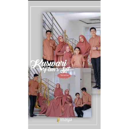 Kuswari Fams Set by Inaya / Koko / Gamis / Abaya / Dress / Koko Anak / Gamis Anak