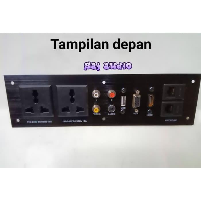 

Holder | Sambungan Stop Kontak Meja Meeting ... Ato Box Audio Hdmi Usb Lan Rca