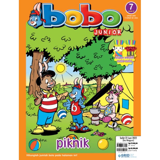 Majalah Anak Bobo Junior 07 eds Juni 2022