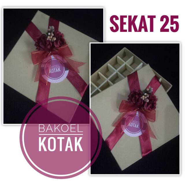 

Box Coklat sekat 25