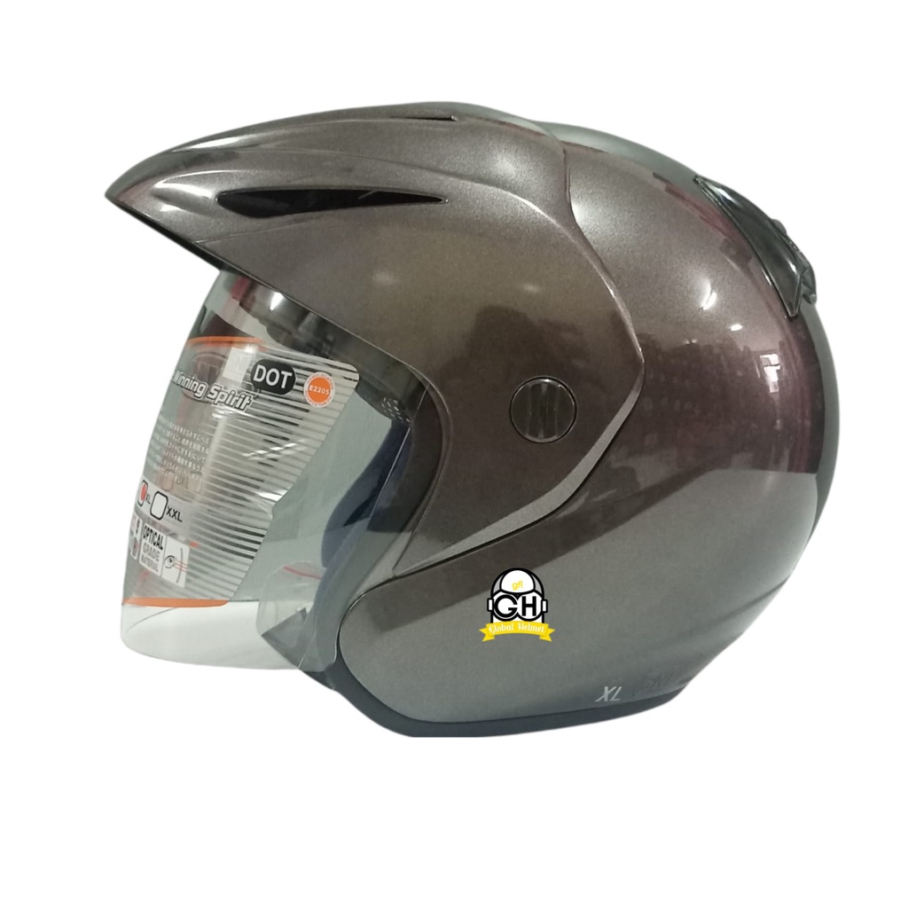 HELM INK CX 22 GUNMETAL ORIGINAL HELM INK CX22 GUNMET HELM INK TOPI ASLI ORI GARANSI SNI