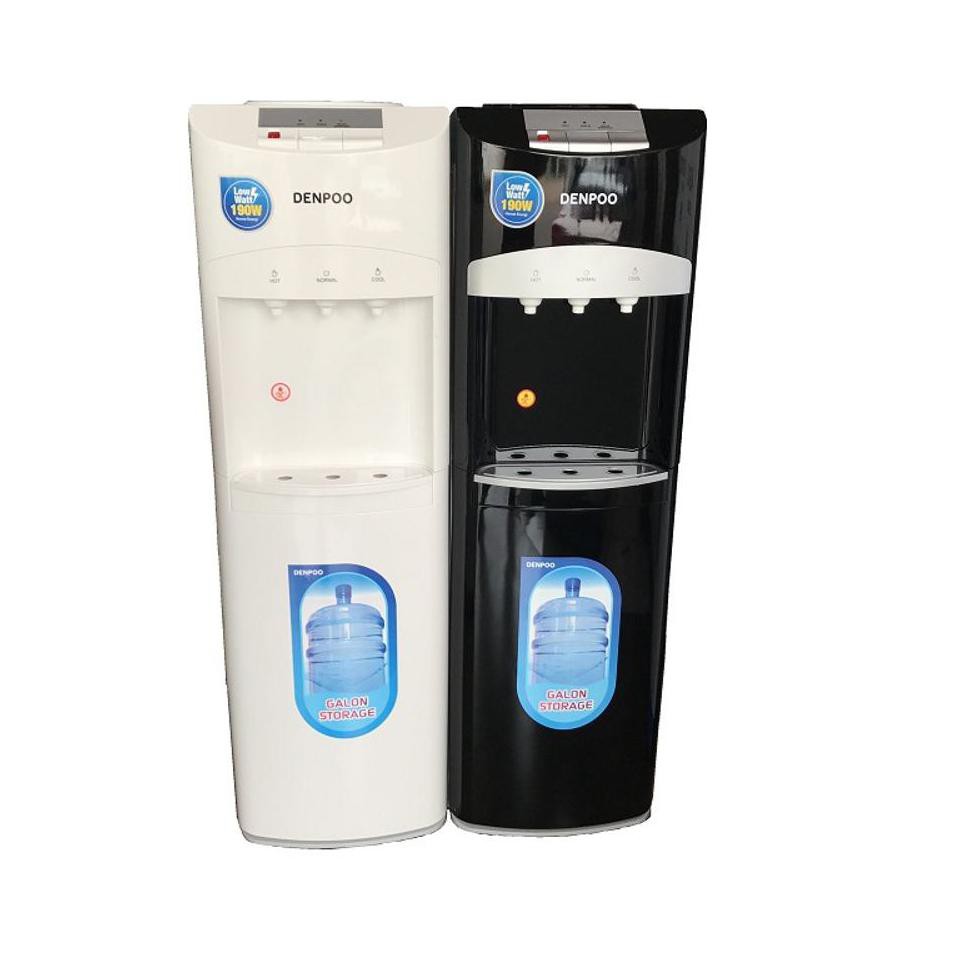 Promo Denpoo Ddb-29 Dispenser Air Gallon Bawah Non Kompresor 3 Kran Panas Dingin 190 Watt - Khusus